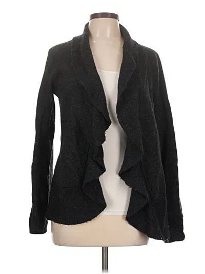 Pre-owned Classiques Entier Wool Cardigan Sweater In Black