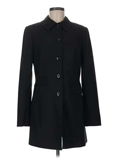 Pre-owned Classiques Entier Wool Coat In Black