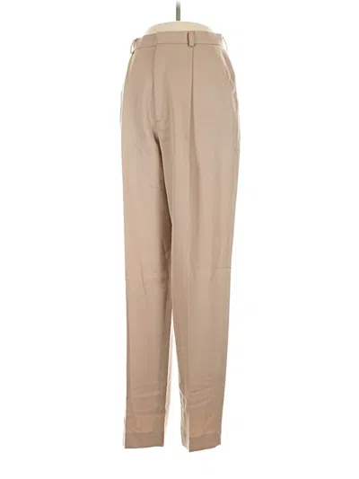Pre-owned Classiques Entier Wool Pants In Tan