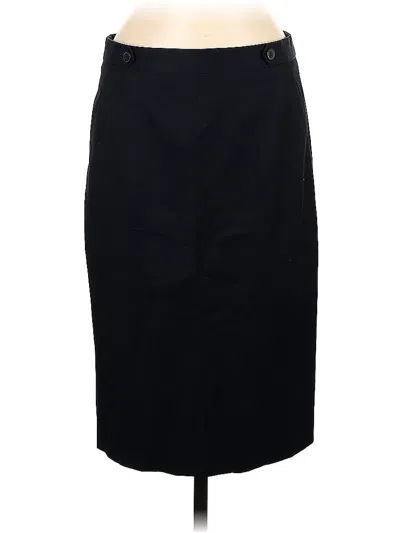 Pre-owned Classiques Entier Wool Skirt In Black