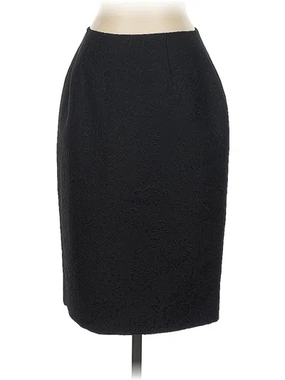 Pre-owned Classiques Entier Wool Skirt In Black