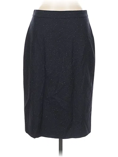 Pre-owned Classiques Entier Wool Skirt In Black