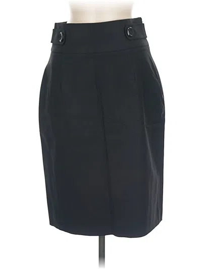 Pre-owned Classiques Entier Wool Skirt In Black