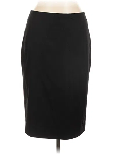 Pre-owned Classiques Entier Wool Skirt In Black