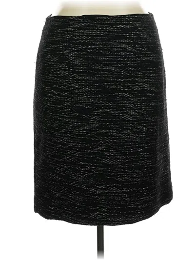 Pre-owned Classiques Entier Wool Skirt In Black