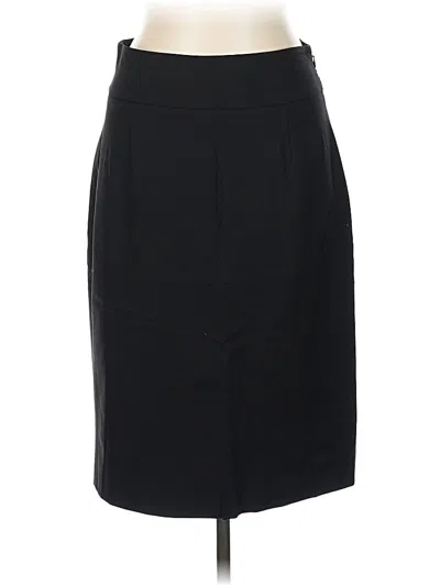 Pre-owned Classiques Entier Wool Skirt In Black