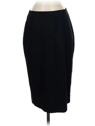 Pre-owned Classiques Entier Wool Skirt In Black