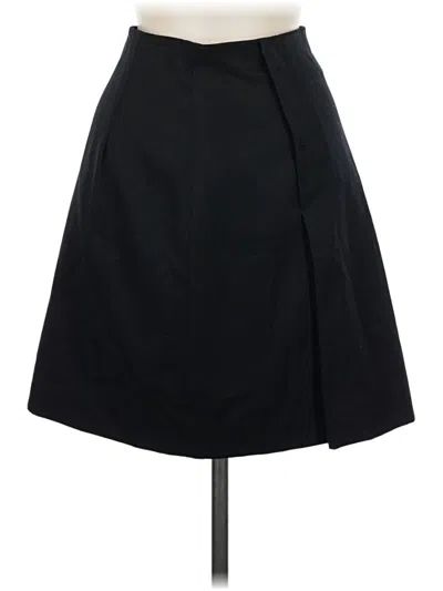 Pre-owned Classiques Entier Wool Skirt In Black
