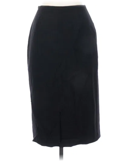 Pre-owned Classiques Entier Wool Skirt In Black
