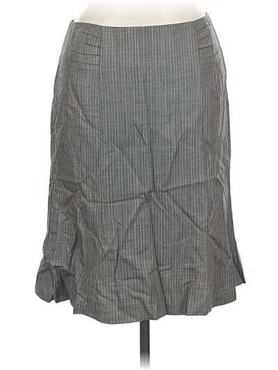 Pre-owned Classiques Entier Wool Skirt In Gray