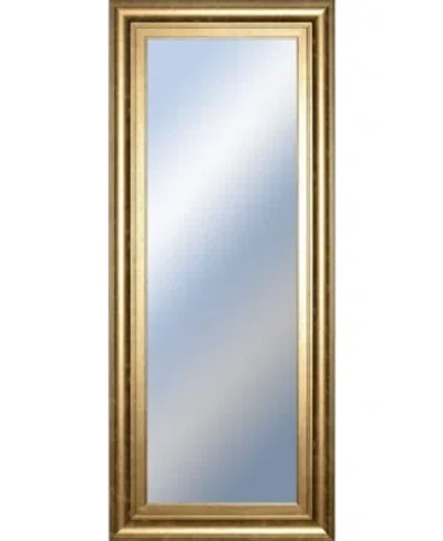 Classy Art Decorative Framed Wall Mirror, 18" X 42" In Silver
