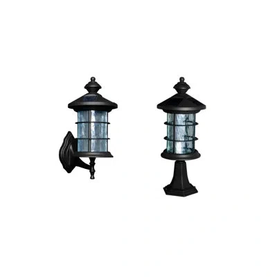 Classy Caps Black Solar Powered Integrated Led Fence Post Cap