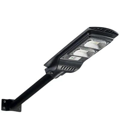 Classy Caps Lanz 19" Long Black Motion Sensor Solar Powered Led Street Light