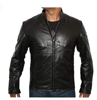 Pre-owned Classyak Men's Leather Jacket In Black
