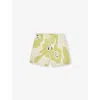 CLAUDE & CO. SMILEY SPLODGE GRAPHIC-PRINT ORGANIC-COTTON SHORTS 6 MONTHS - 4 YEARS