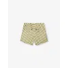 CLAUDE & CO. CLAUDE & CO MULTI STRIPED DRAWSTRING-WAIST STRETCH ORGANIC-COTTON SHORTS 6 MONTHS - 4 YEARS