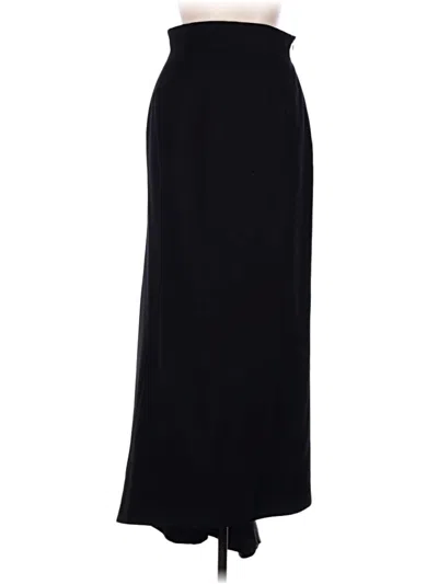 Pre-owned Claude Montana Formal Skirt In Black