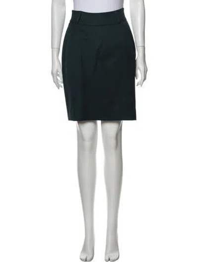 Pre-owned Claude Montana Knee-length Skirt In Green