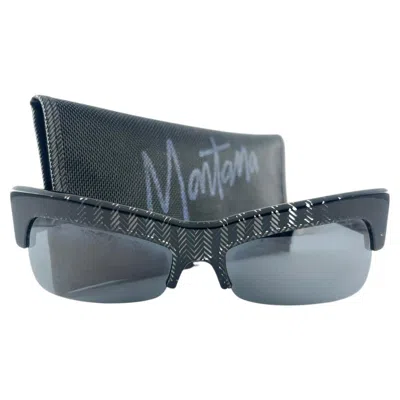 Pre-owned Claude Montana New Vintage Montana 522 Translucent Frame Handmade In France Sunglasses 1980's In Gray