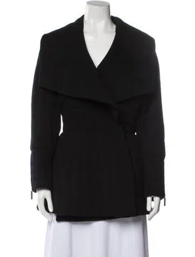 Pre-owned Claude Montana Vintage 1980's Coat In Blue