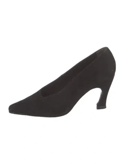 Pre-owned Claude Montana Vintage 1980's Pumps In Black