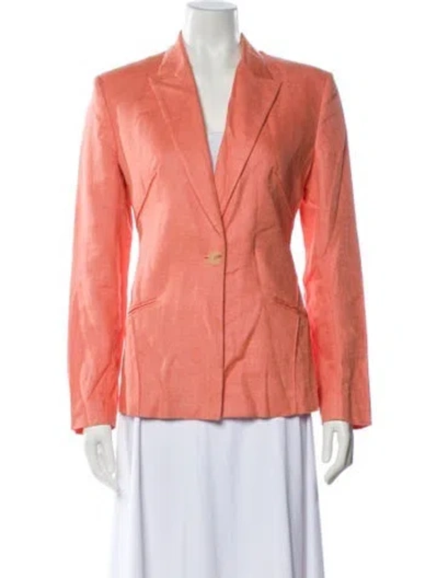 Pre-owned Claude Montana Vintage 1990's Blazer In Orange