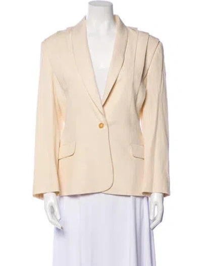 Pre-owned Claude Montana Vintage 1990's Blazer In White