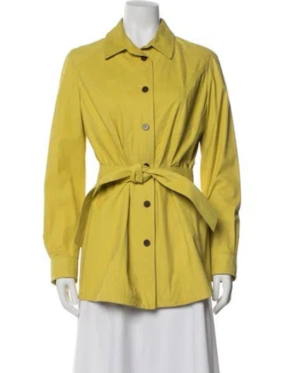 Pre-owned Claude Montana Vintage 1990's Coat In Green