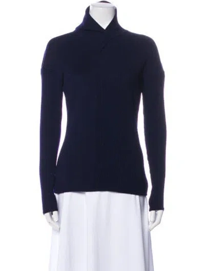 Pre-owned Claude Montana Vintage 1990's Sweater In Blue