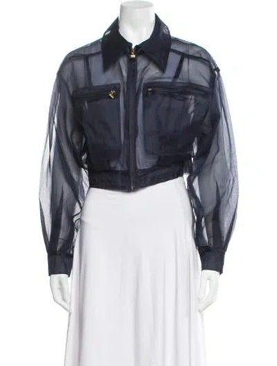Pre-owned Claude Montana Vintage 1992 Jacket In Blue