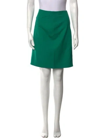 Pre-owned Claude Montana Vintage Knee-length Skirt In Green