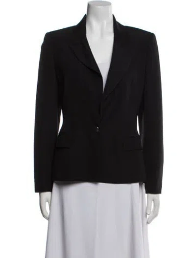 Pre-owned Claude Montana Vintage Late 1980's - Early 1990's Blazer In Black