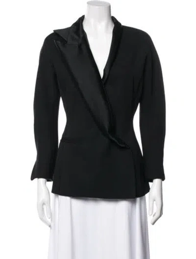 Pre-owned Claude Montana Vintage Late 1980's - Early 1990's Blazer In Black