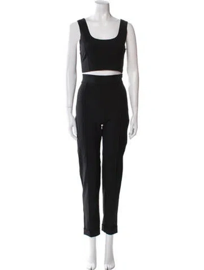 Pre-owned Claude Montana Vintage Late 1980's - Early 1990's Set In Black