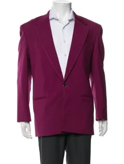 Pre-owned Claude Montana Vintage Late 1980's - Early 1990's Sport Coat In Purple