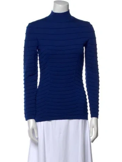 Pre-owned Claude Montana Vintage Late 1980's - Early 1990's Sweater In Blue