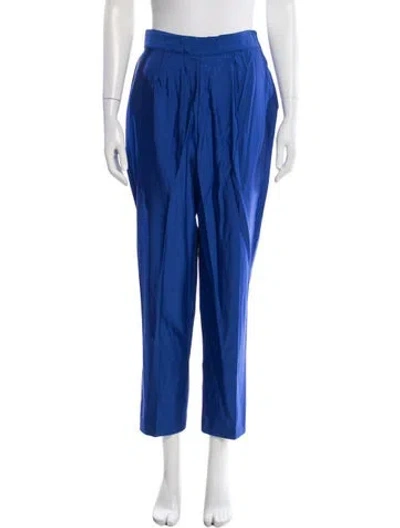 Pre-owned Claude Montana Vintage Straight Leg Pants In Blue