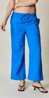 Claudent Drawstring Pant Azure In Blue