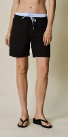 Claudent Relaxed Short Soft Black In Black