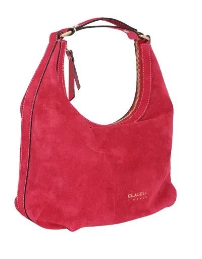 Claudia Firenze Designer Handbags Cl11056-suede Gea - Satchel In Calf Leather