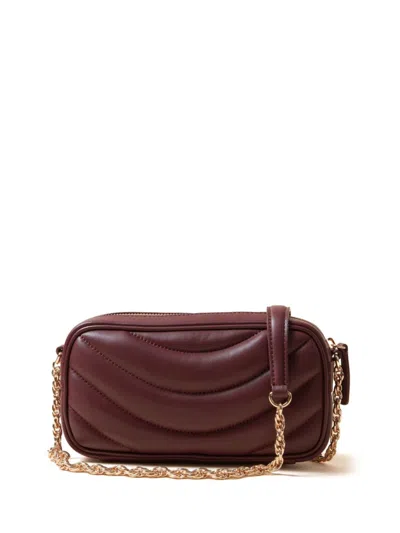 Claudie Pierlot Alba Shoulder Bag In Red