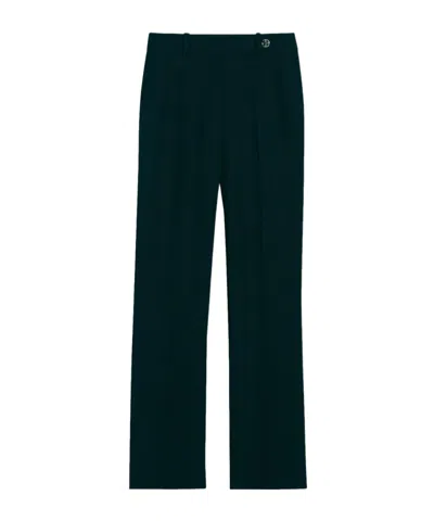 Claudie Pierlot Belt Loops Slacks In Black