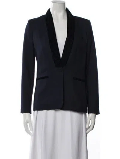 Pre-owned Claudie Pierlot Blazer In Blue