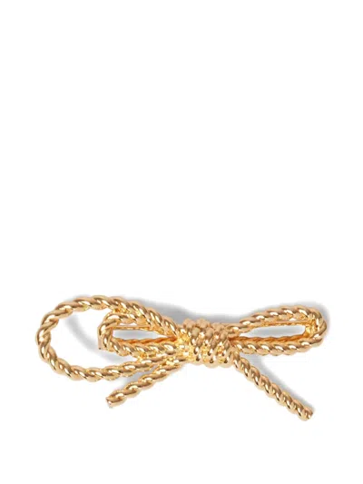 Claudie Pierlot Bow Hair Clip In Gold