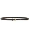 Claudie Pierlot Buckle Leather Belt In Black