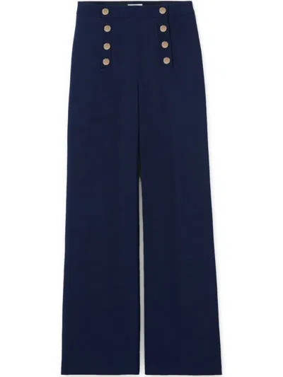 CLAUDIE PIERLOT BUTTON-DETAILED TROUSERS
