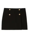 Claudie Pierlot Button-detailing Short-skirt In Black