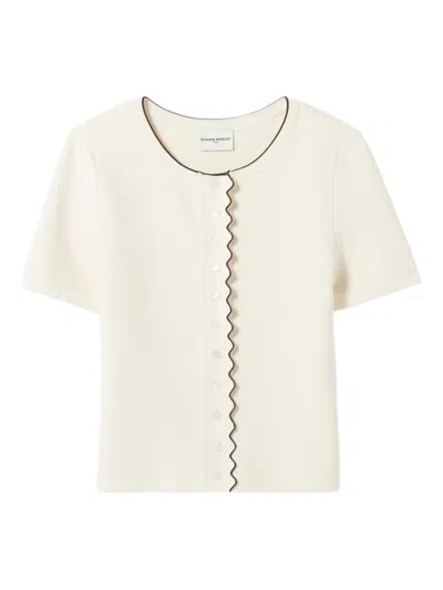 Claudie Pierlot Button-fastening Top In Neutral