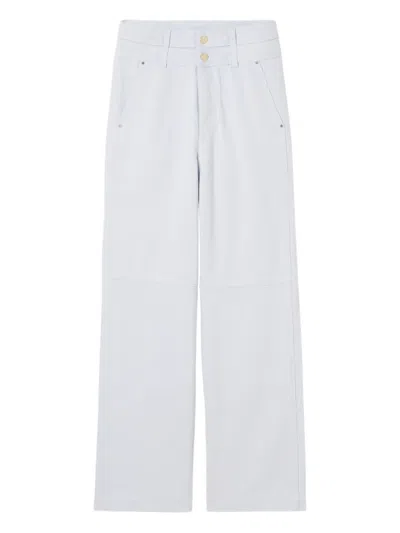 Claudie Pierlot Cargo Jeans In White