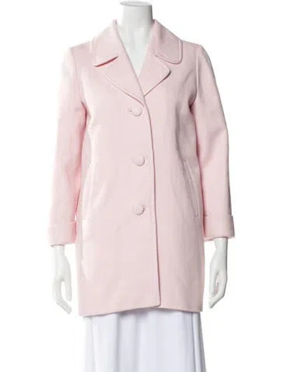 Pre-owned Claudie Pierlot Cashmere Blazer In Pink